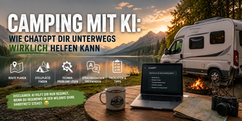 Camping mit KI: Wie ChatGPT dir unterwegs wirklich helfen kann