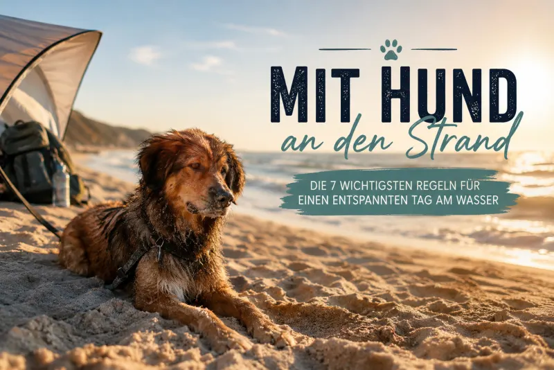 Mit Hund an den Strand: Die 7 wichtigsten Regeln für einen entspannten Tag am Wasser